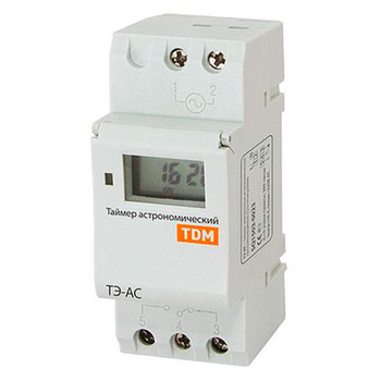 Таймер электронный астрономический ТЭ-АС 16А-DIN TDM SQ1503-0023 - Электрика, НВА - Реле, автоматизация и управление - Таймеры - . Магазин оборудования для автономного и резервного электропитания Ekosolar.ru в Коврах