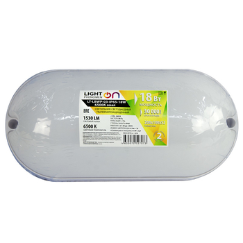 Банник LT-LBWP-03-IP65-18W-6500К LED овальный - Светильники - Для ЖКХ - . Магазин оборудования для автономного и резервного электропитания Ekosolar.ru в Коврах