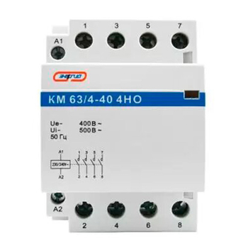 Модульный контактор КМ63/4P 40A 4НО Энергия - Электрика, НВА - Коммутационное оборудование - Контакторы - . Магазин оборудования для автономного и резервного электропитания Ekosolar.ru в Коврах
