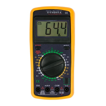Мультиметр DT 9205A Энергия - Электрика, НВА - Измерительный инструмент - Мультимеры - . Магазин оборудования для автономного и резервного электропитания Ekosolar.ru в Коврах