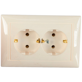 Розетка Legrand Valena 2X2К+З в сборе белая - Электрика, НВА - Выключатели и розетки - Розетки - . Магазин оборудования для автономного и резервного электропитания Ekosolar.ru в Коврах