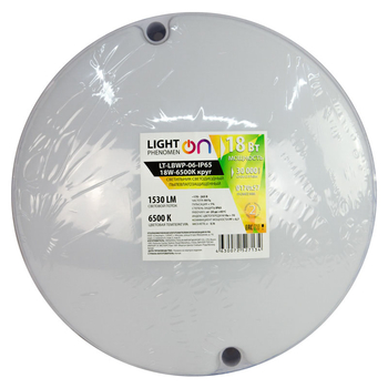 Банник LT-LBWP-06-IP65-18W-6500К LED круглый - Светильники - Для ЖКХ - . Магазин оборудования для автономного и резервного электропитания Ekosolar.ru в Коврах