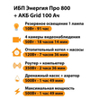 ИБП для котла Энергия Про 800 + Аккумулятор Grid 100 Ah 12 v (500Вт - 109мин) - ИБП и АКБ - ИБП для котлов - . Магазин оборудования для автономного и резервного электропитания Ekosolar.ru в Коврах