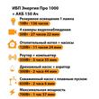 ИБП для котла Энергия Про 1000 + Аккумулятор 150 Ач 12 В (700Вт - 117мин) - ИБП и АКБ - ИБП для котлов - . Магазин оборудования для автономного и резервного электропитания Ekosolar.ru в Коврах